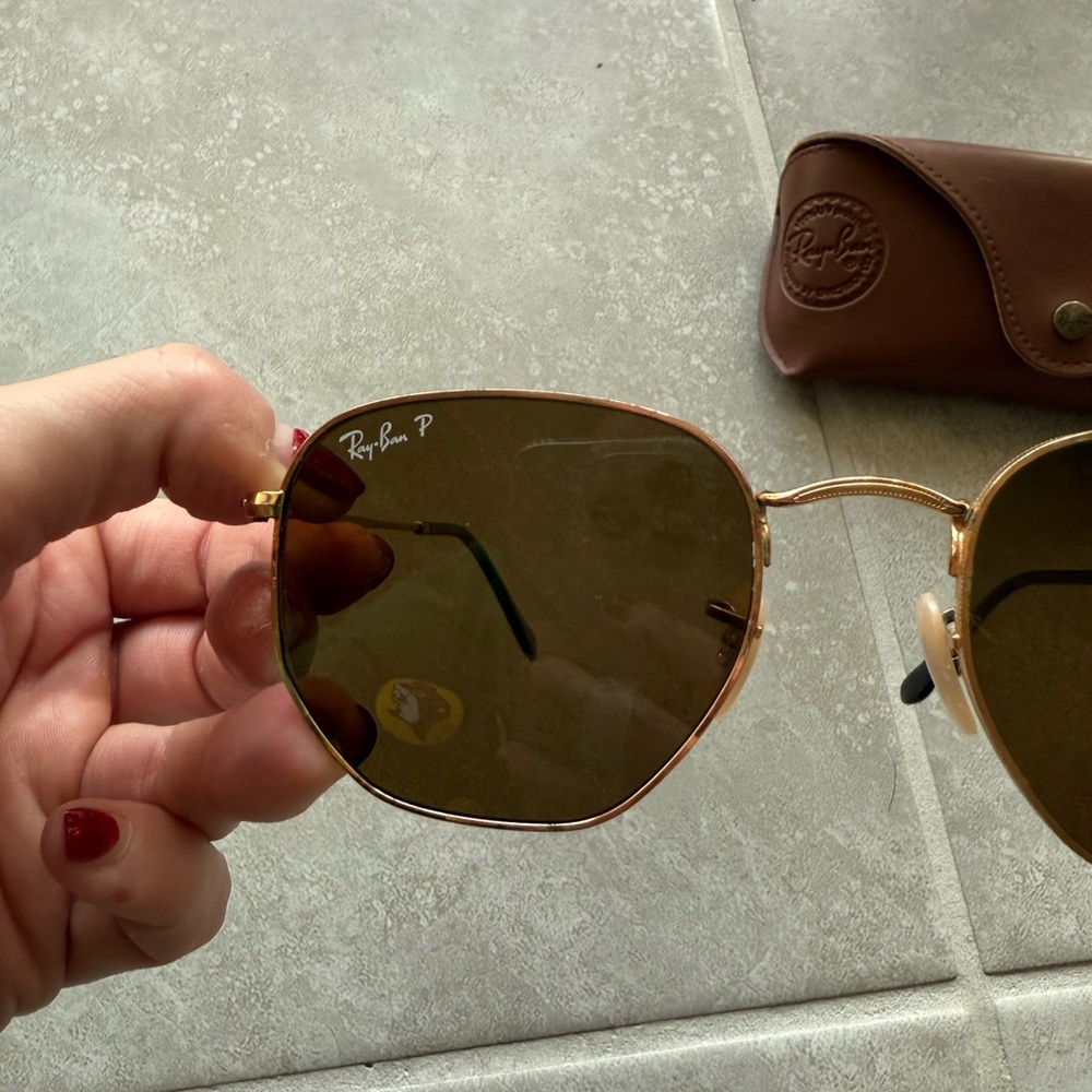 Rayban hexagonal Sunglasses - Picture 3 of 5